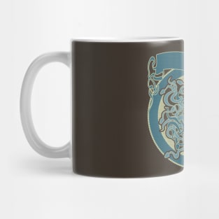 Medusa silhouette (dark) Mug